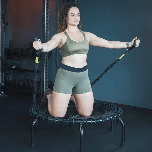 JumpSport Rebounder Solid Ring / Padded Petal 39" Essential Fitness Trampoline